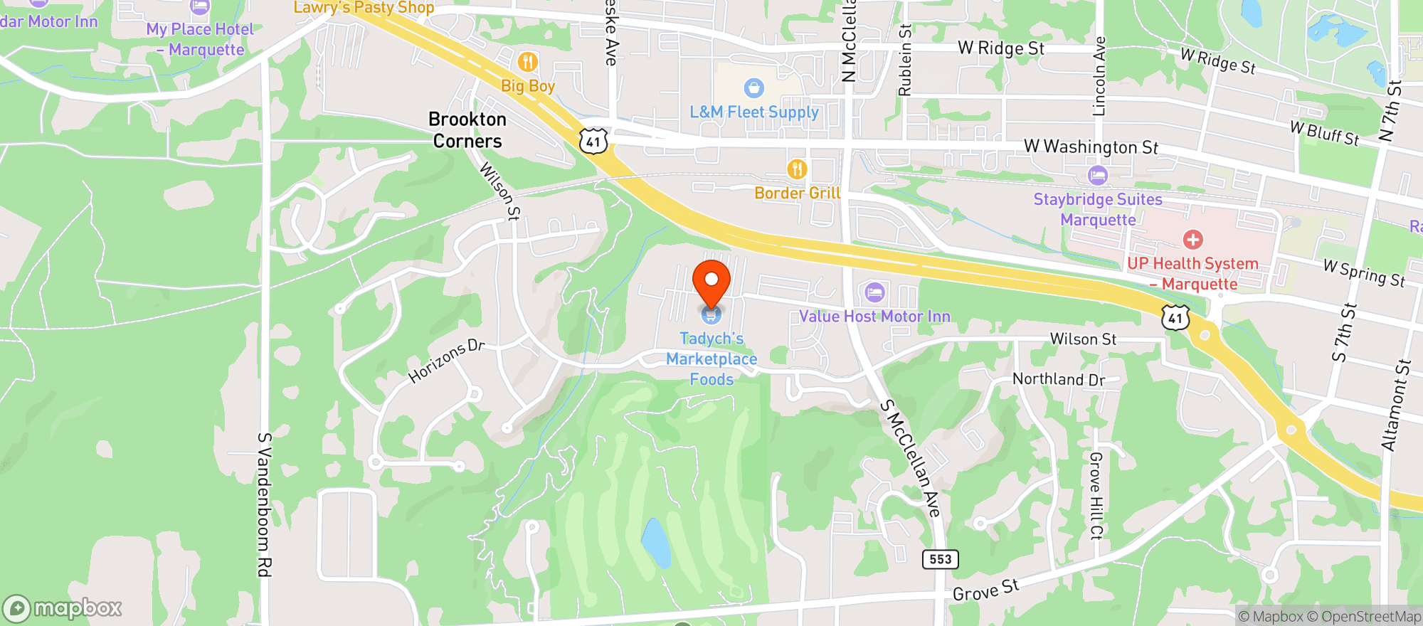 Map showing Tadychs Marketplace Foo #2751