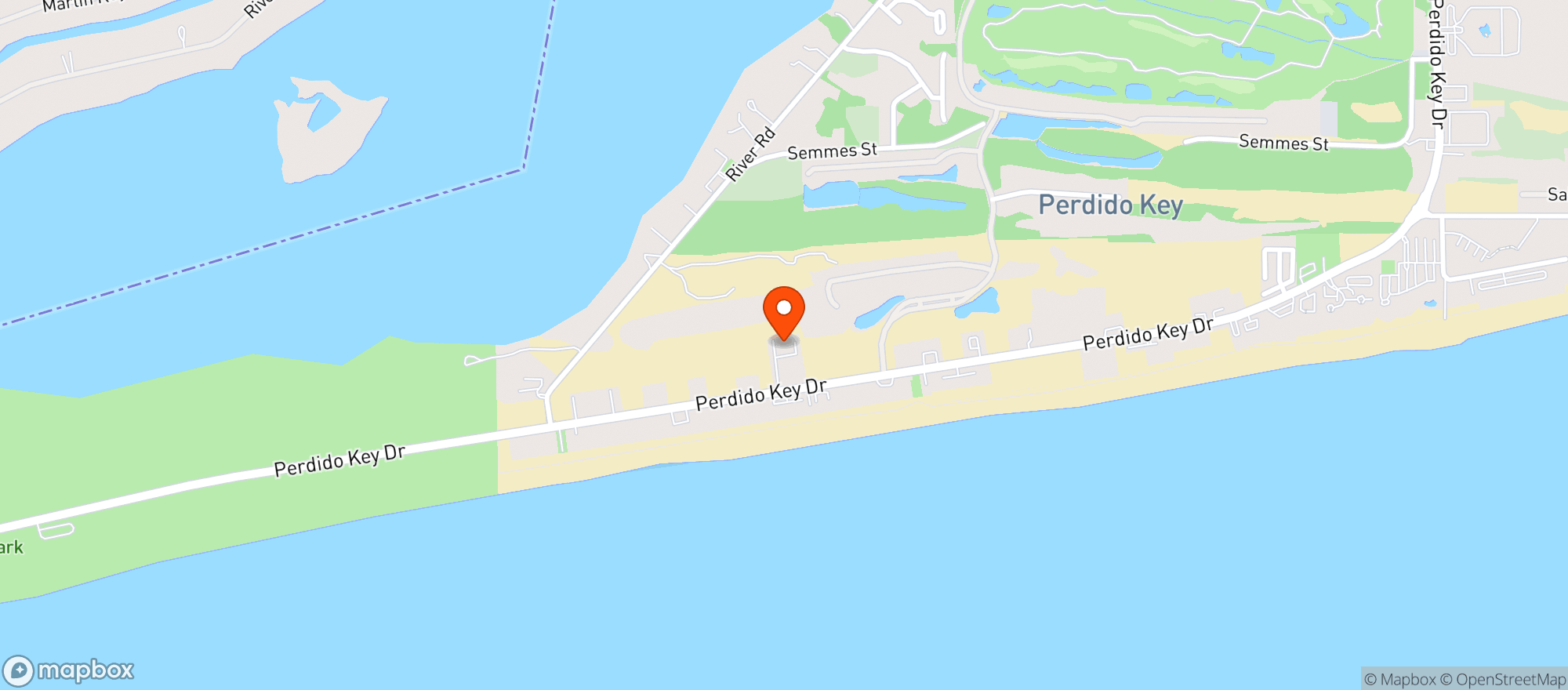 Map showing Lillians Pan Pizza