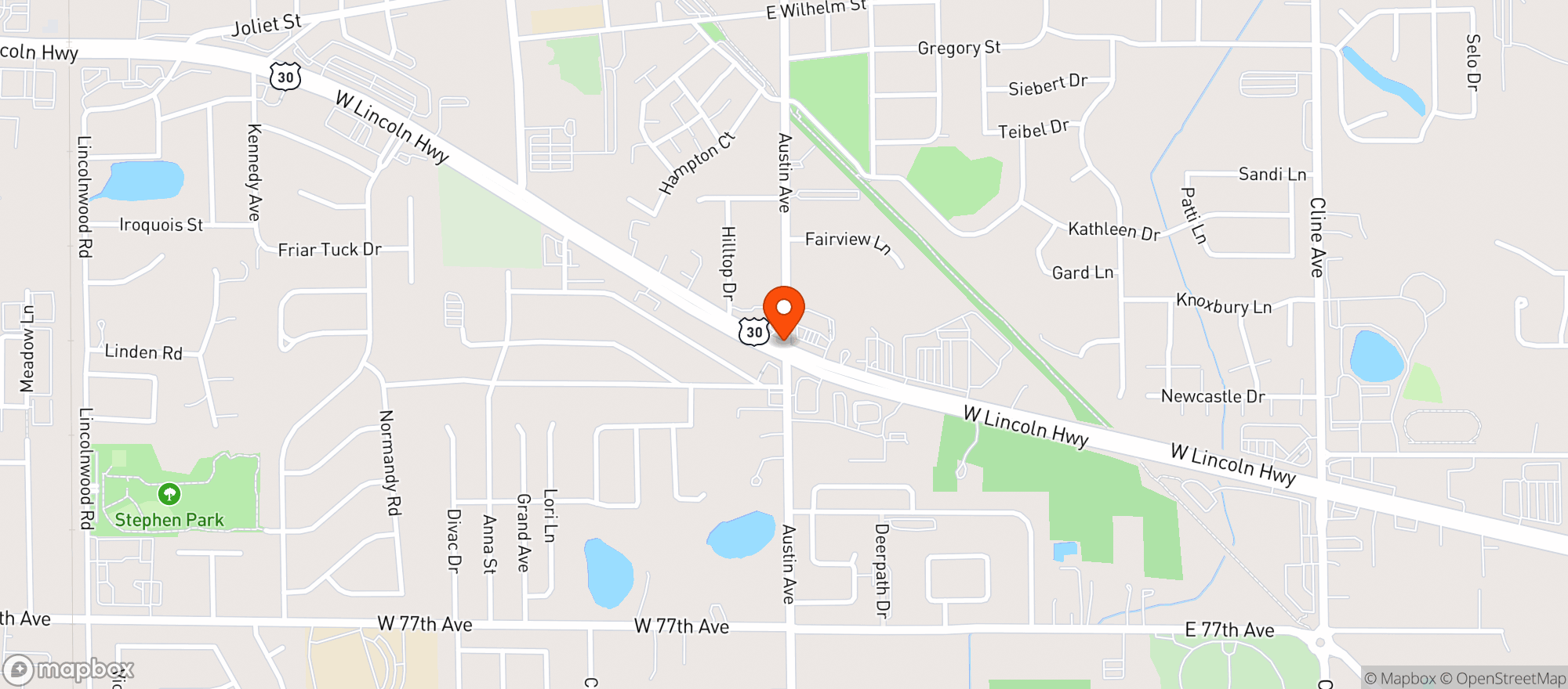 Map showing Circle K #4702435