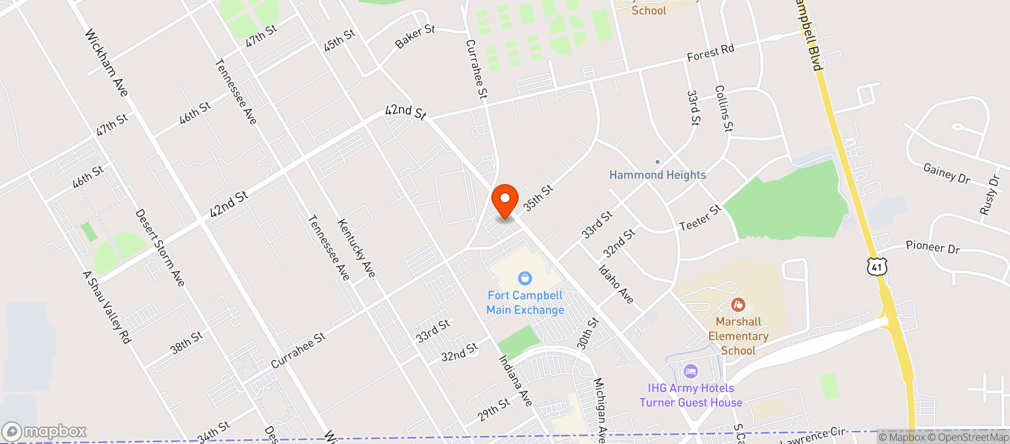 Map showing Gnc