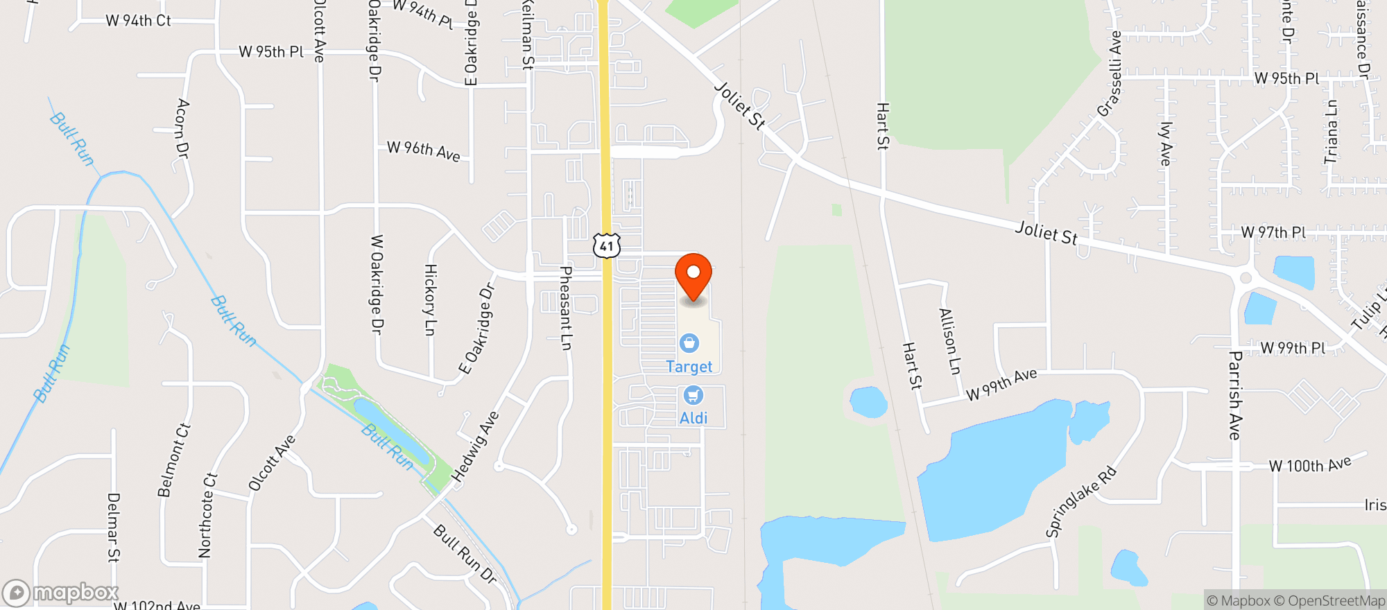 Map showing Strack & Van Til Superm #8795