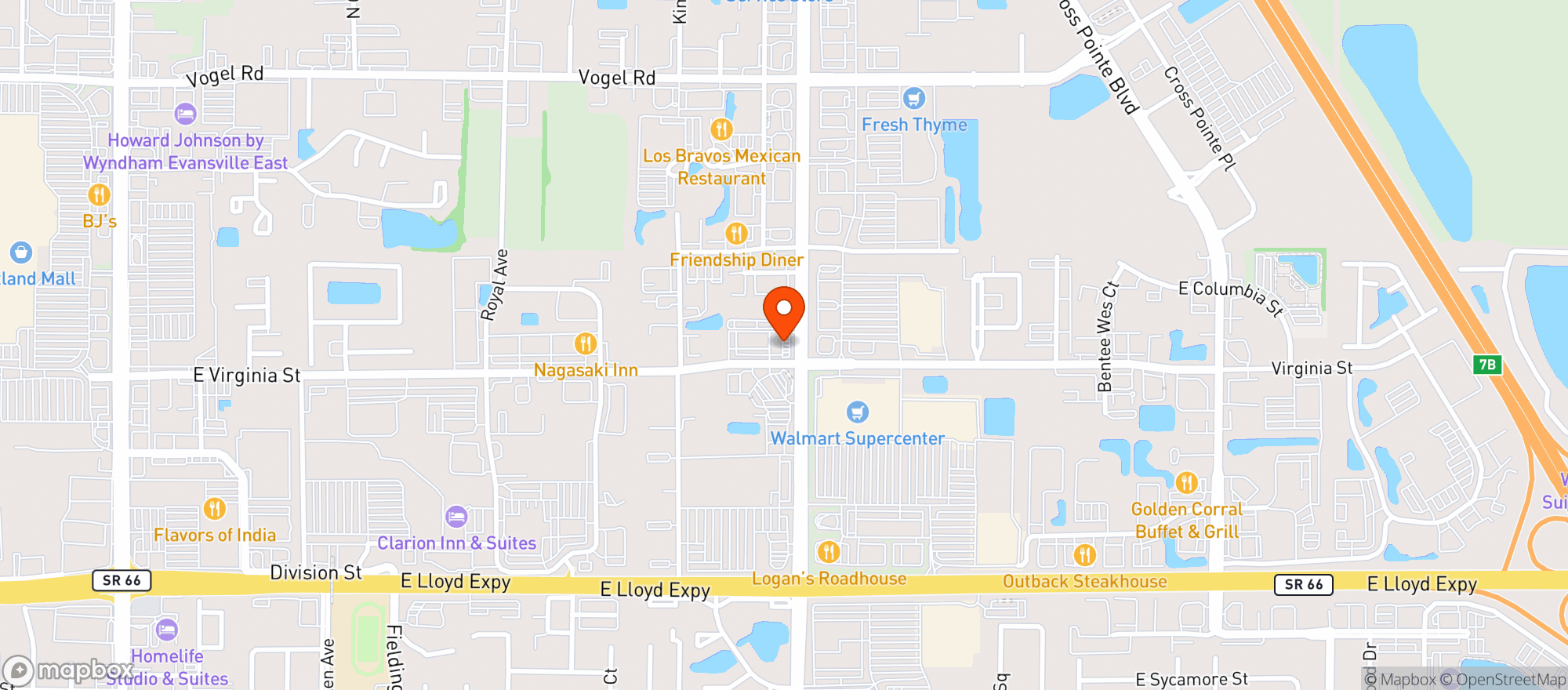 Map showing Circle K #4702836