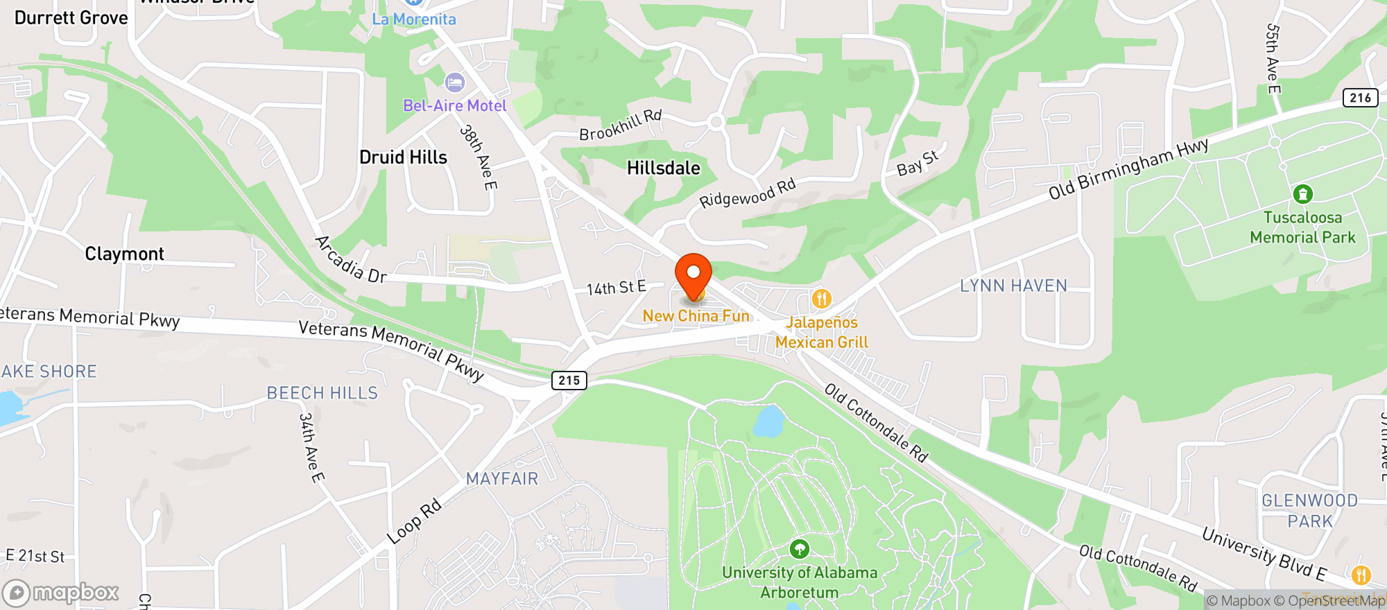 Map showing Winn Dixie #407