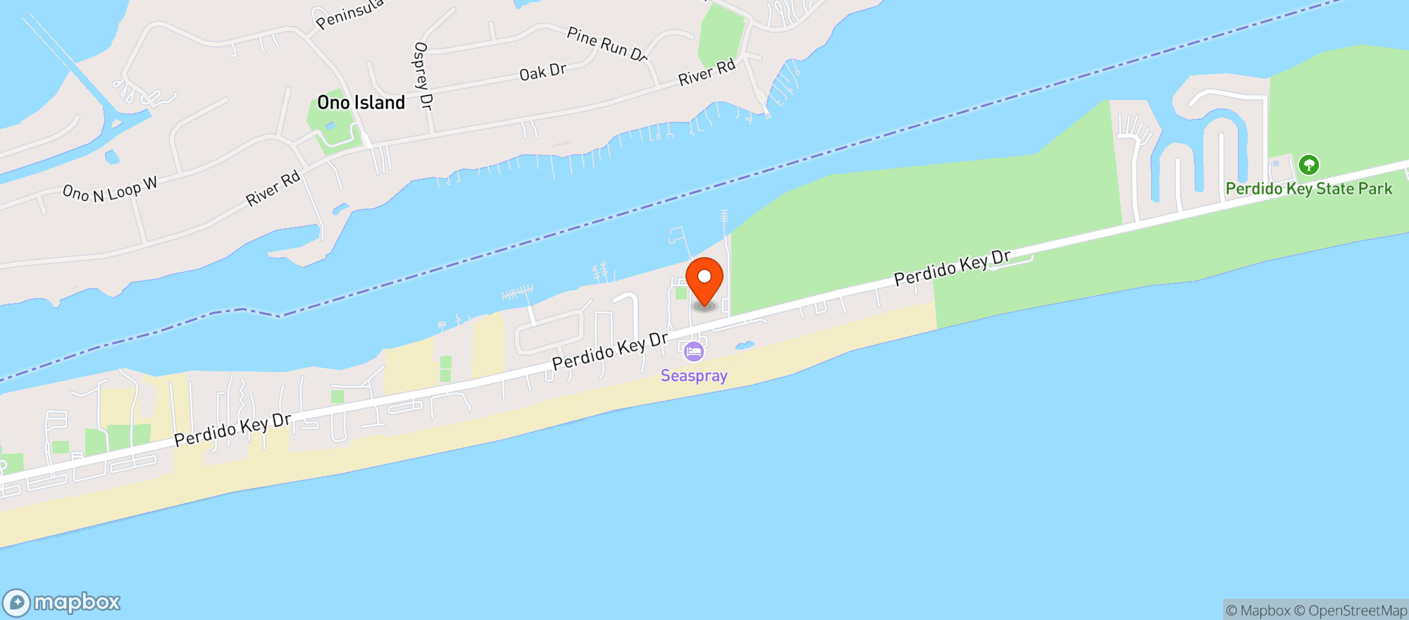 Map showing Surf Style #121pk