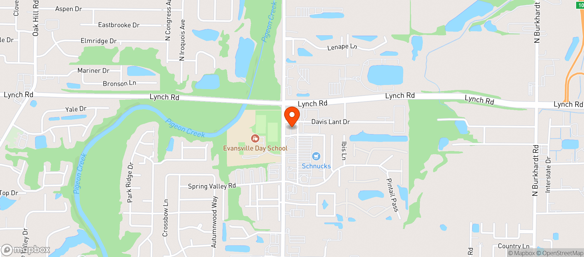 Map showing Frontier Liquors