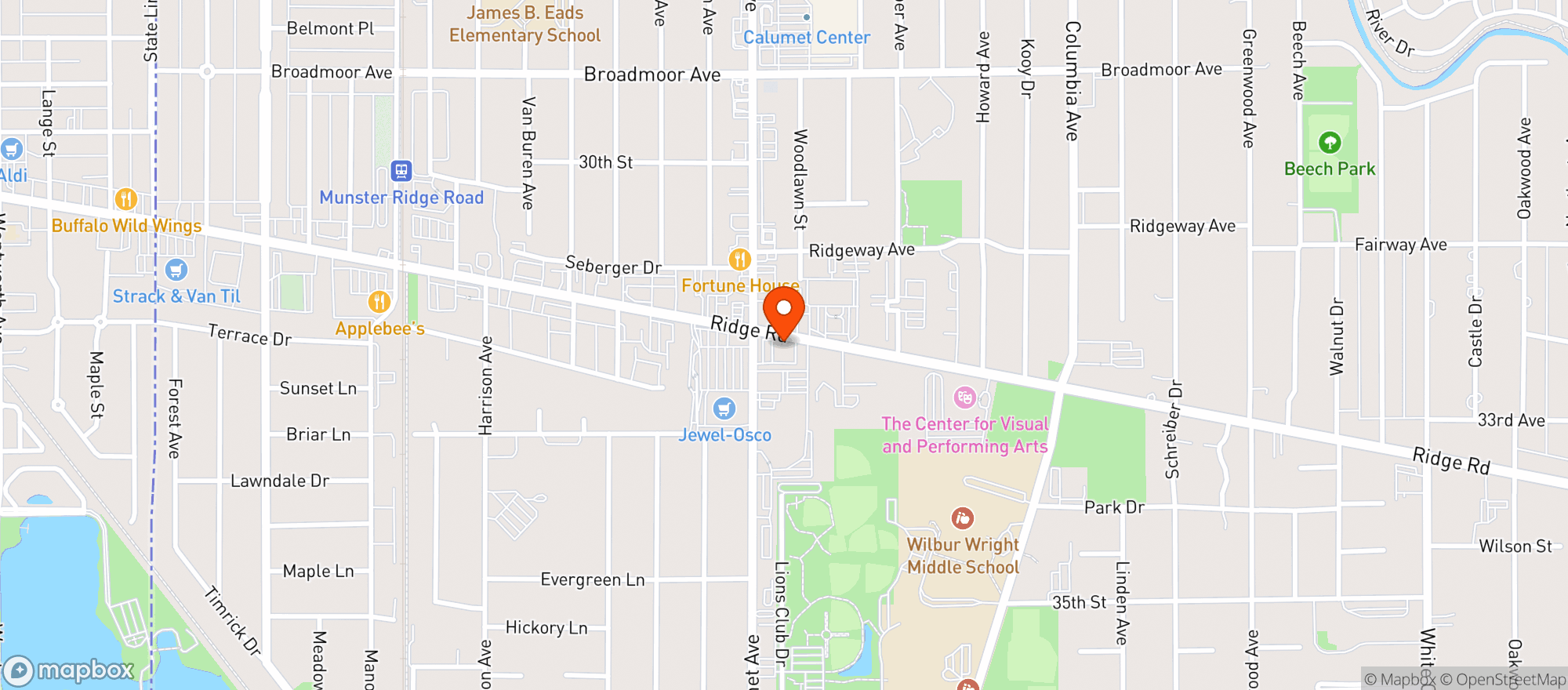 Map showing Delocks Discount Liquor #6