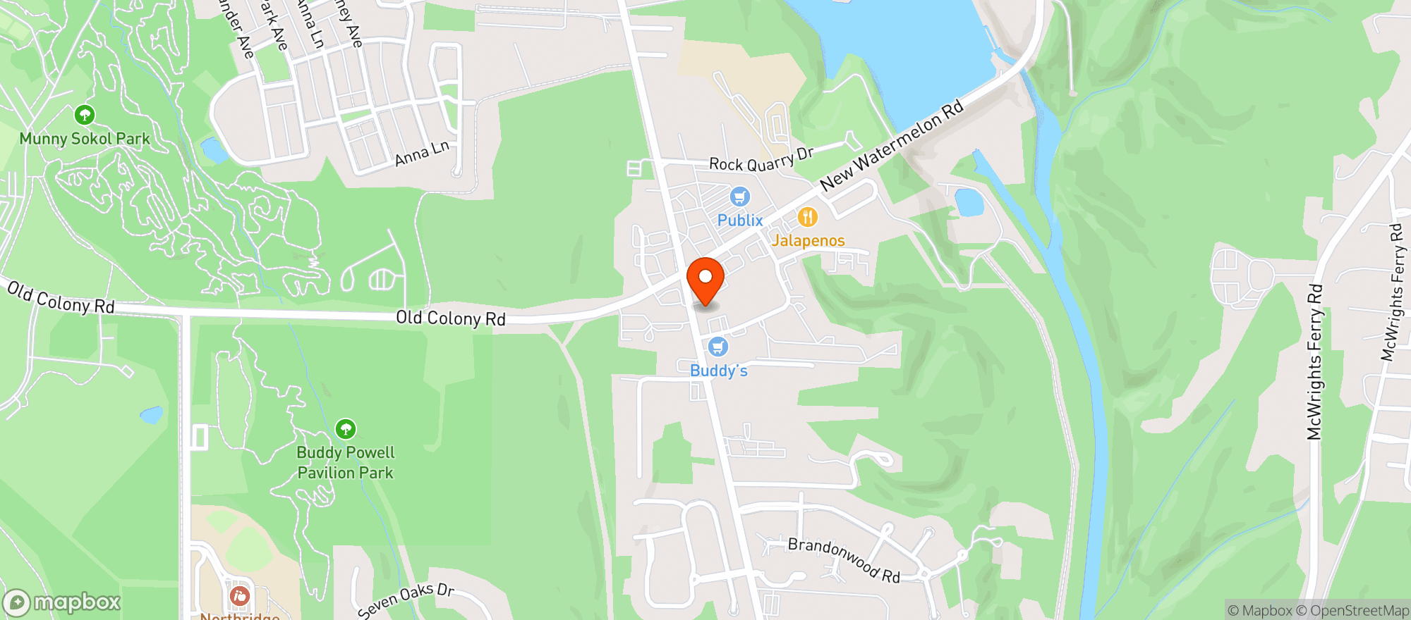 Map showing Spirits