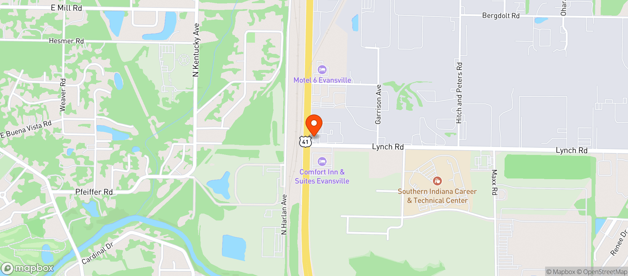 Map showing Circle K #4700120