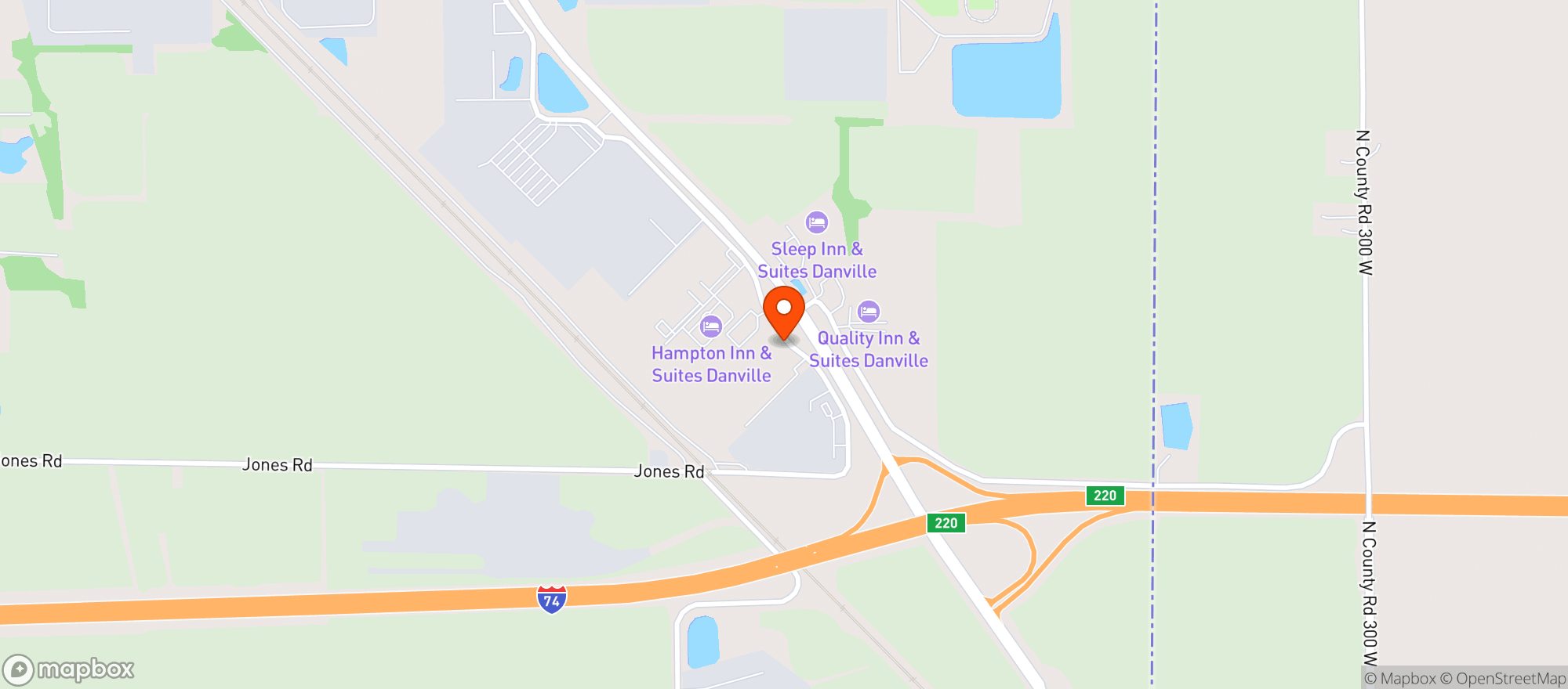 Map showing Seven Point
