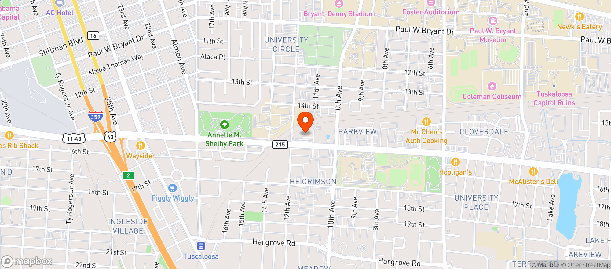 Map showing Freedom Cbd Wellness