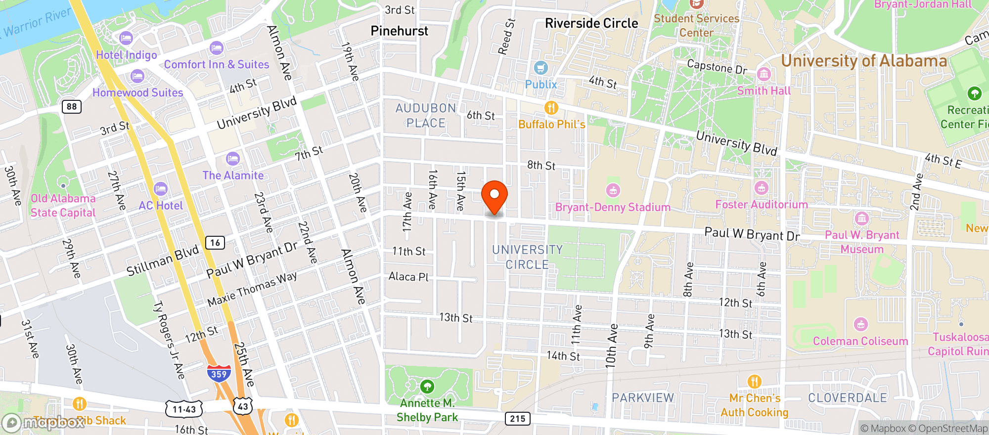 Map showing Jds Spirits