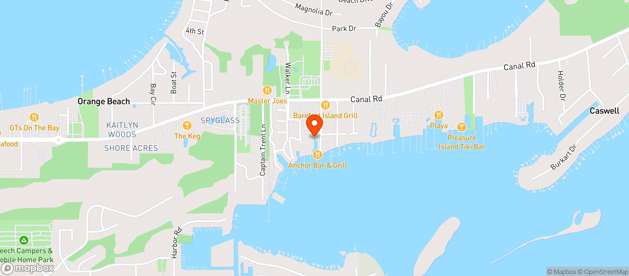 Map showing Avenue Pub