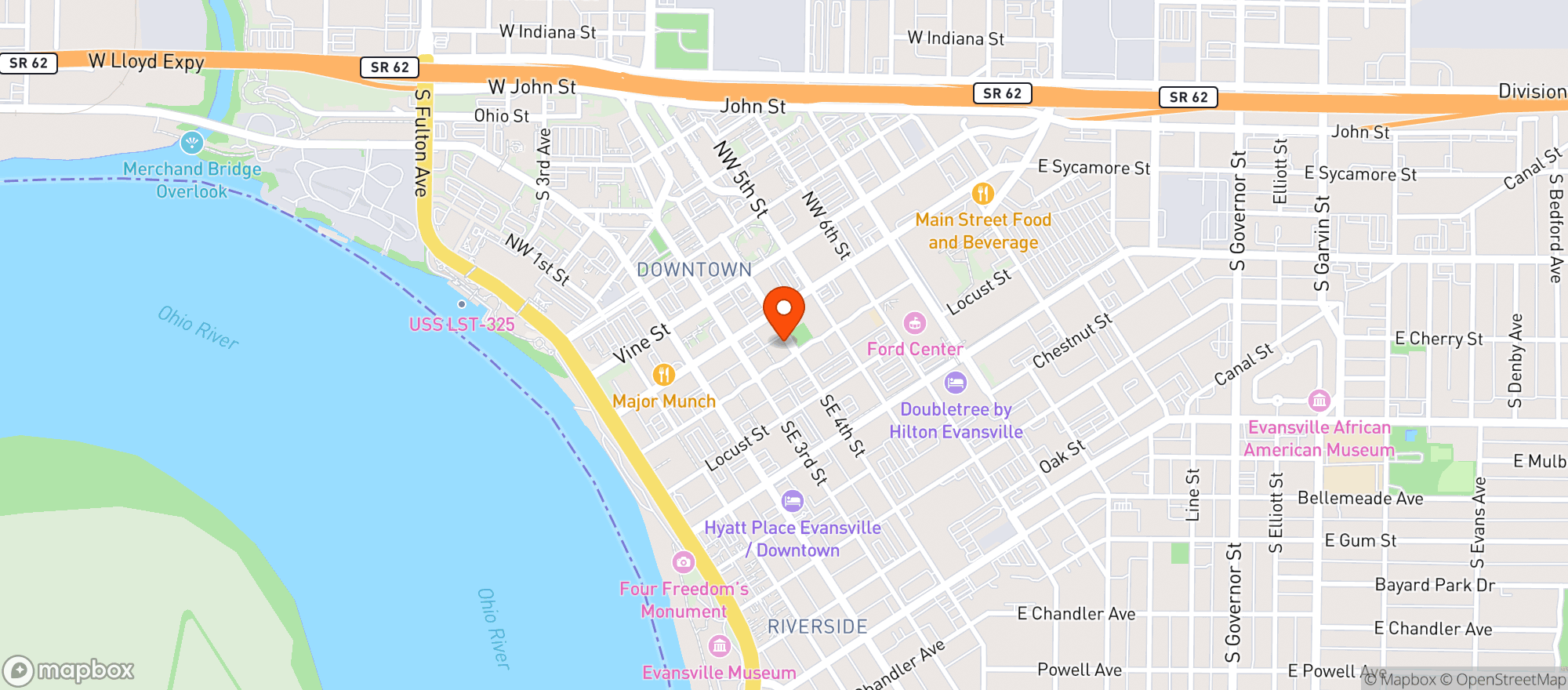 Map showing Bargetown Market