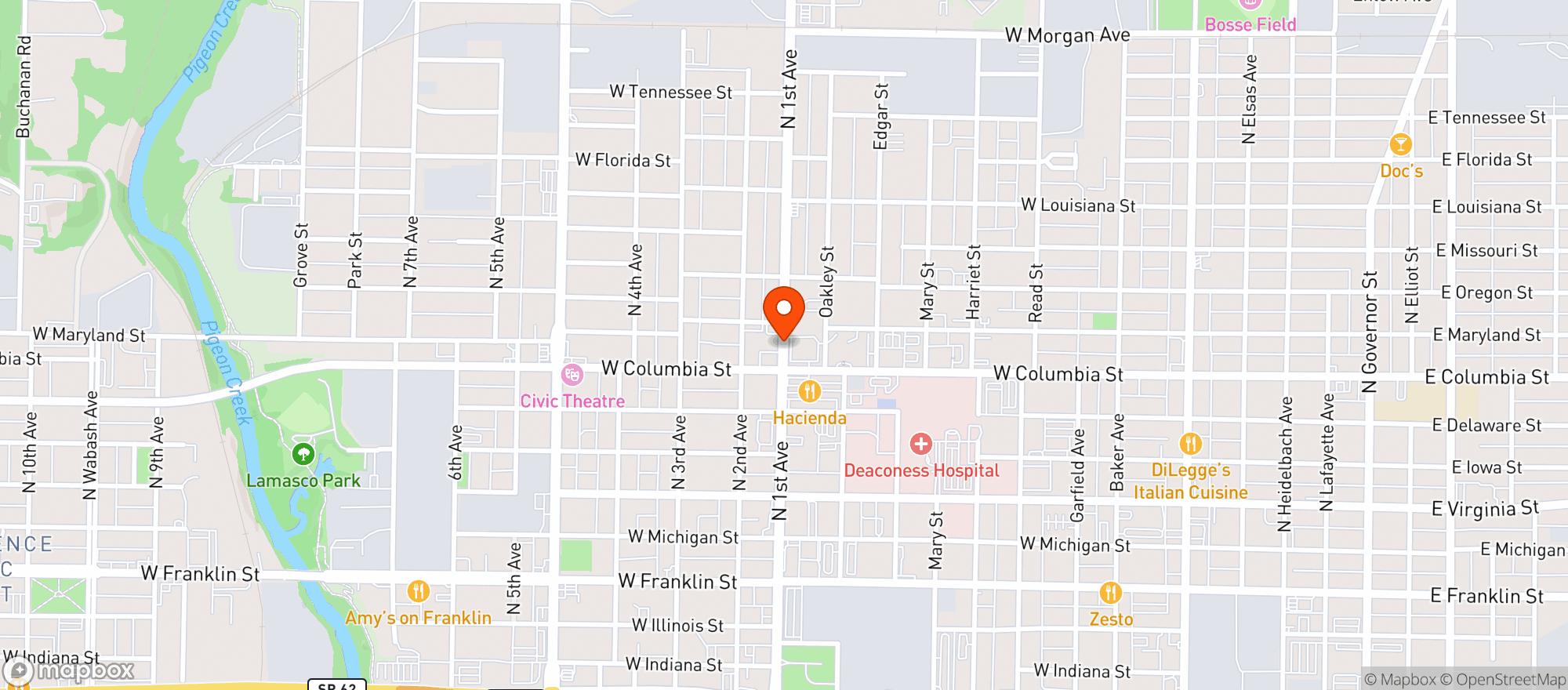 Map showing Cvs Pharmacy