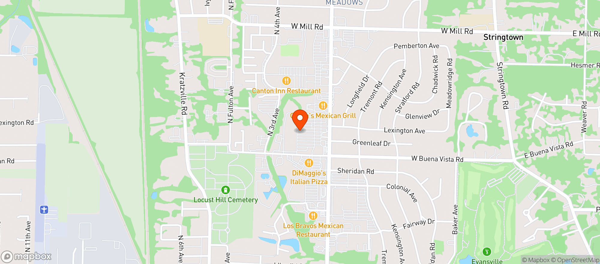 Map showing Target