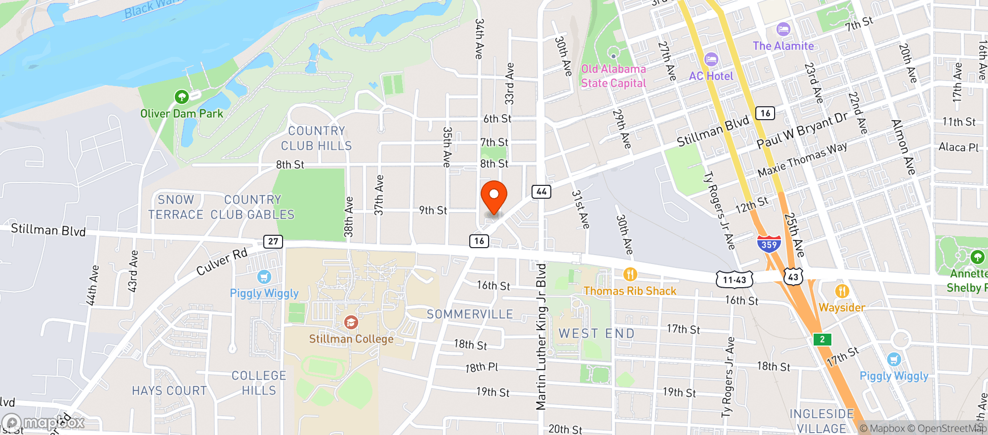Map showing Hadi Store