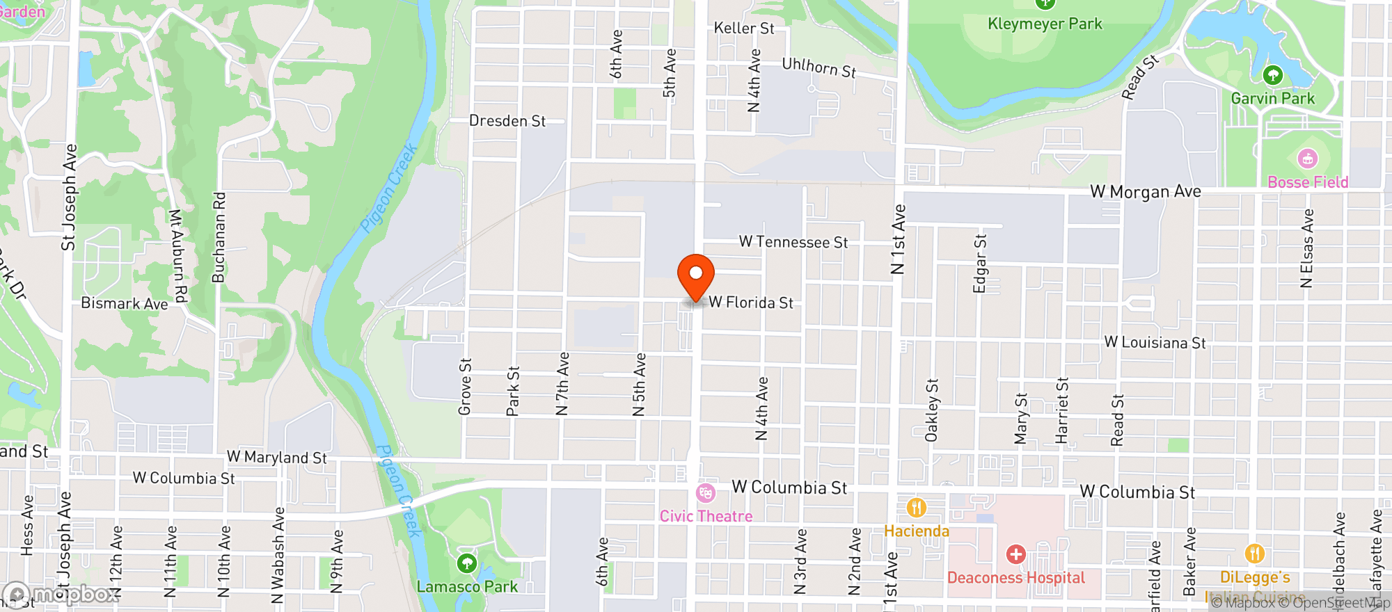 Map showing Liquor Locker