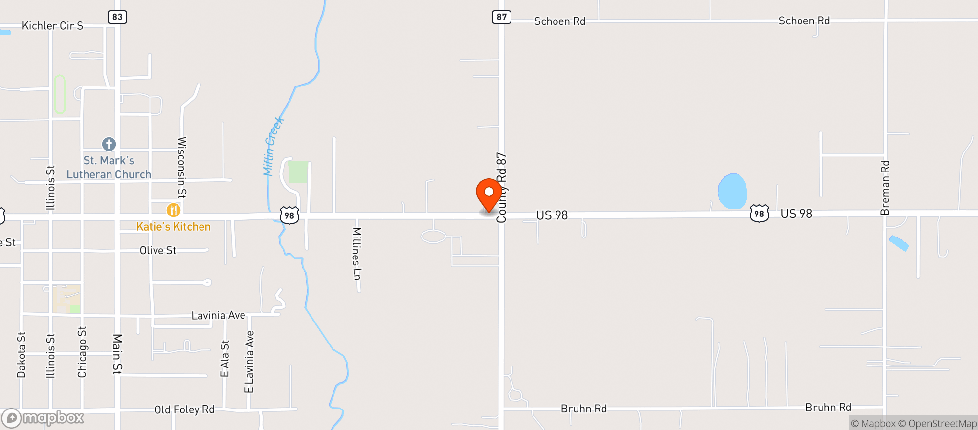 Map showing Shell Merri Mart #321