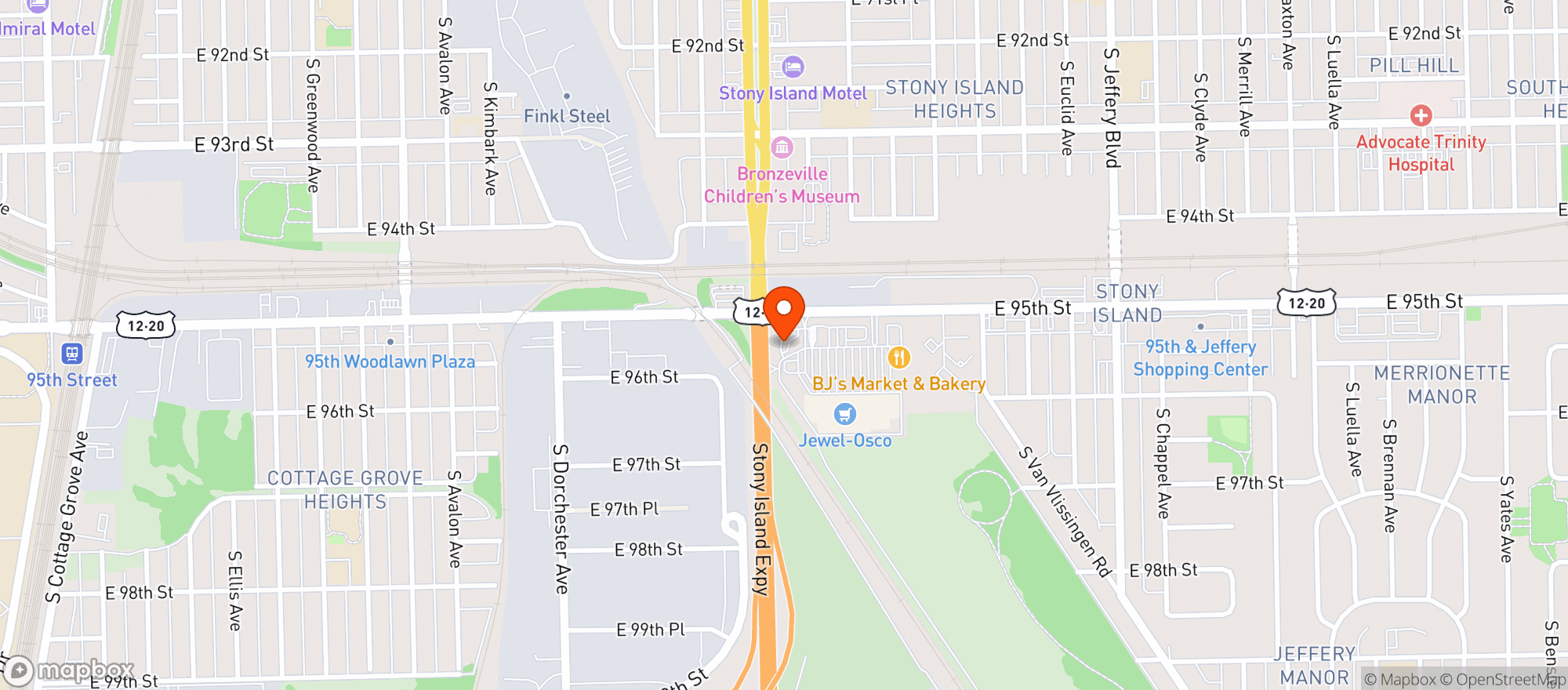 Map showing Circle K #4706886