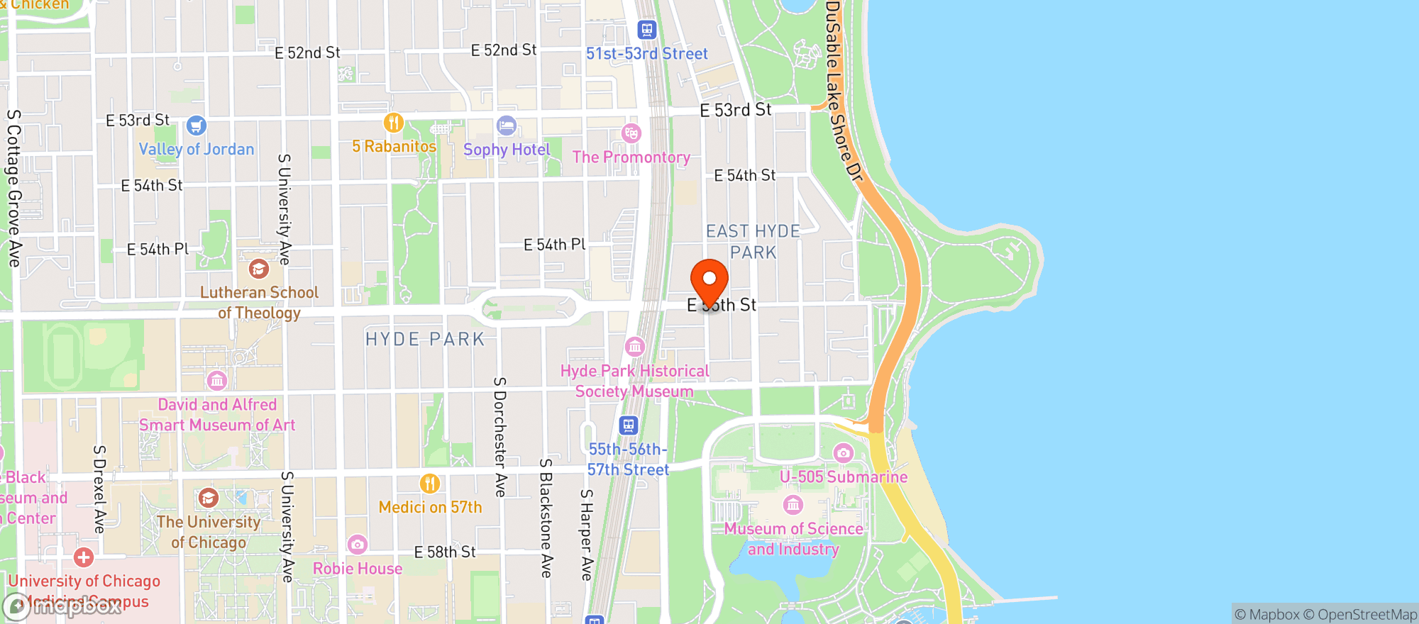 Map showing Open Produce