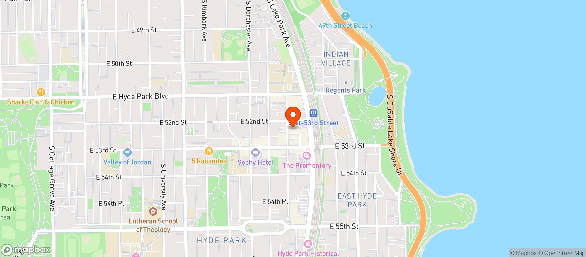 Map showing Bobs Pizza