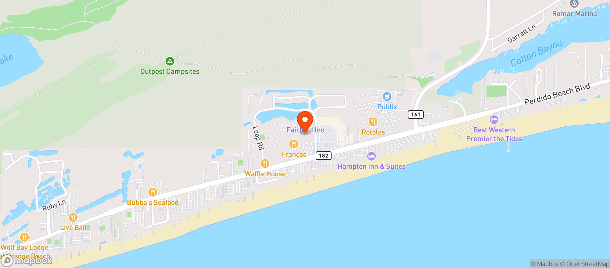 Map showing Walmart Neighborhood Market