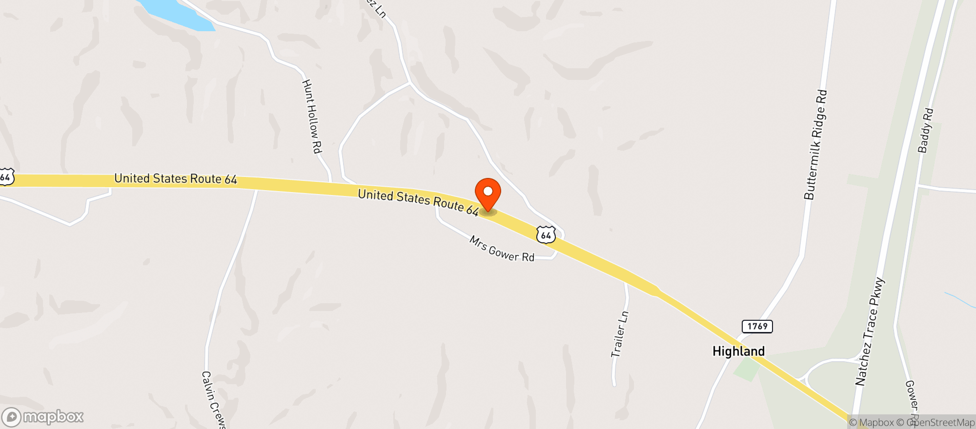 Map showing Jugs One Stop