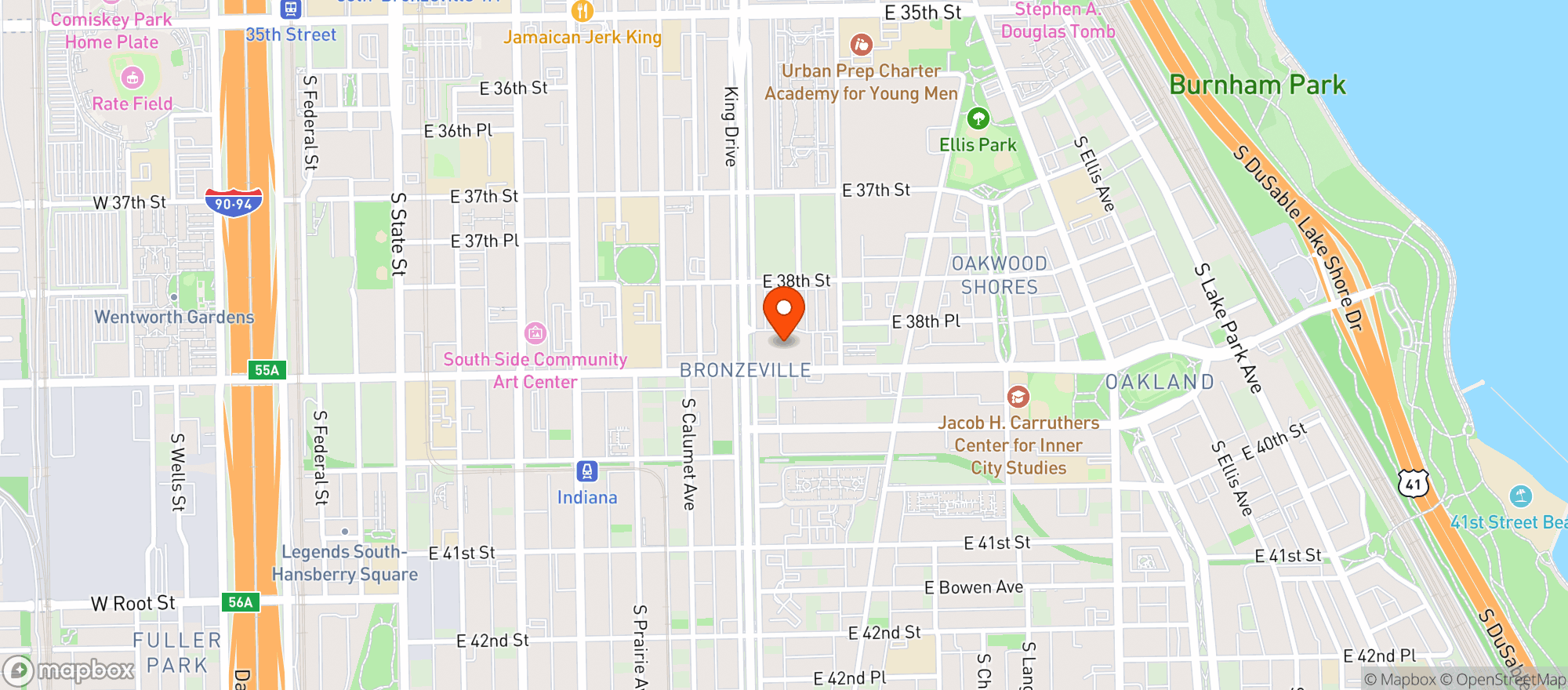 Map showing Mariano's