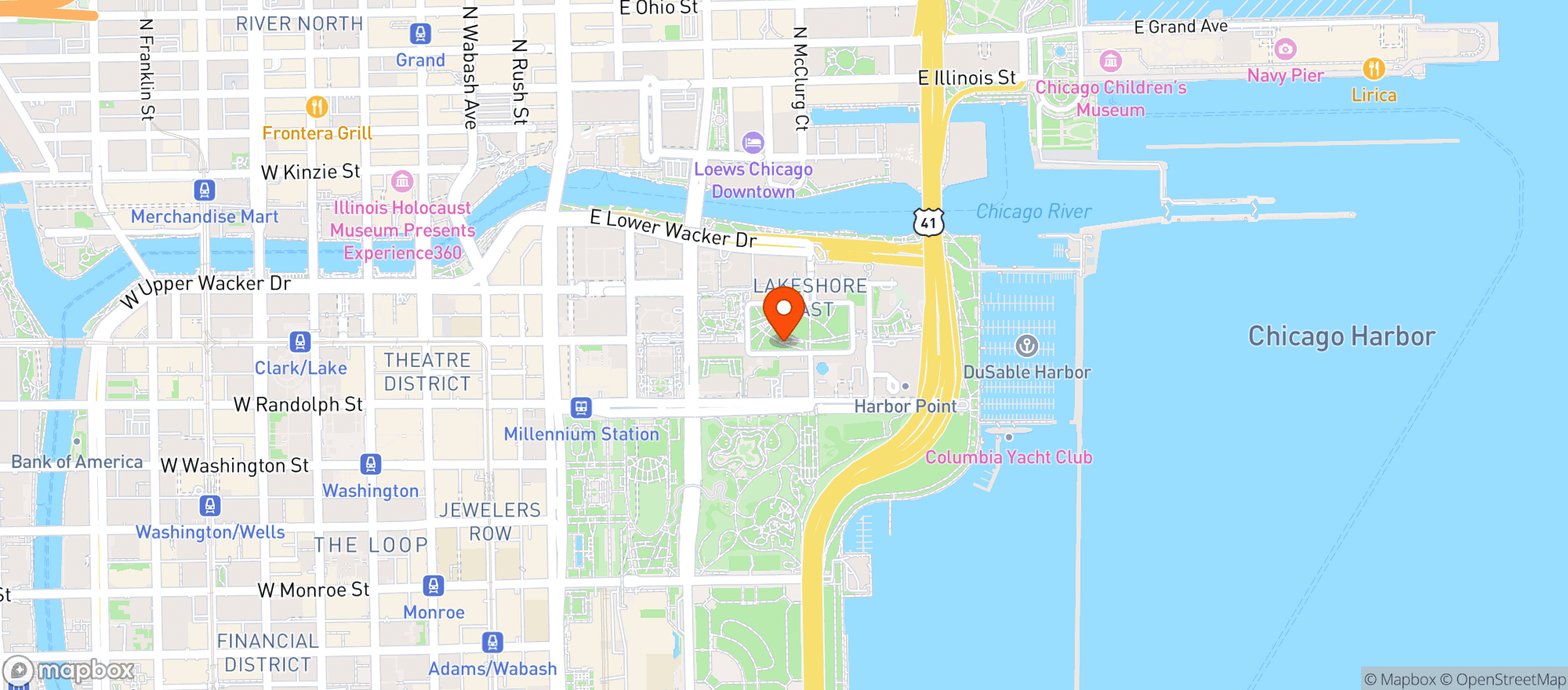 Map showing Mariano's
