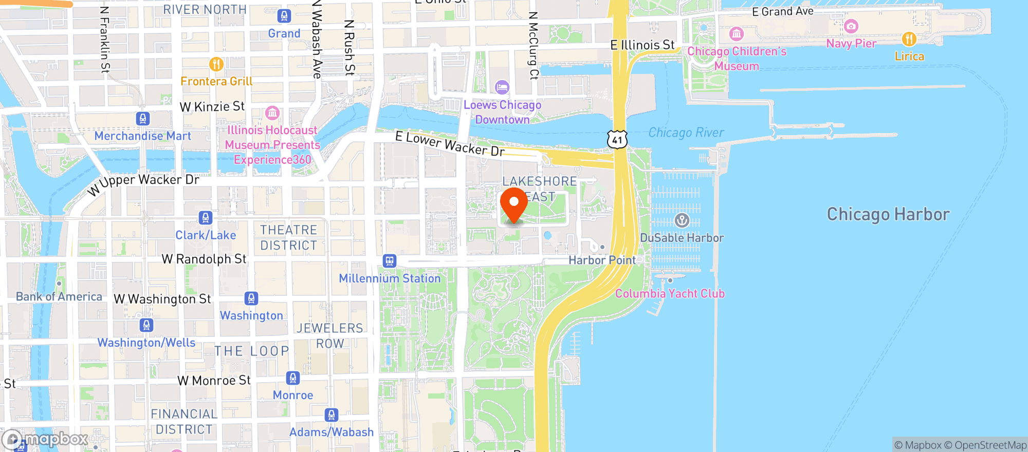 Map showing Gordos Tiny Taco Bar
