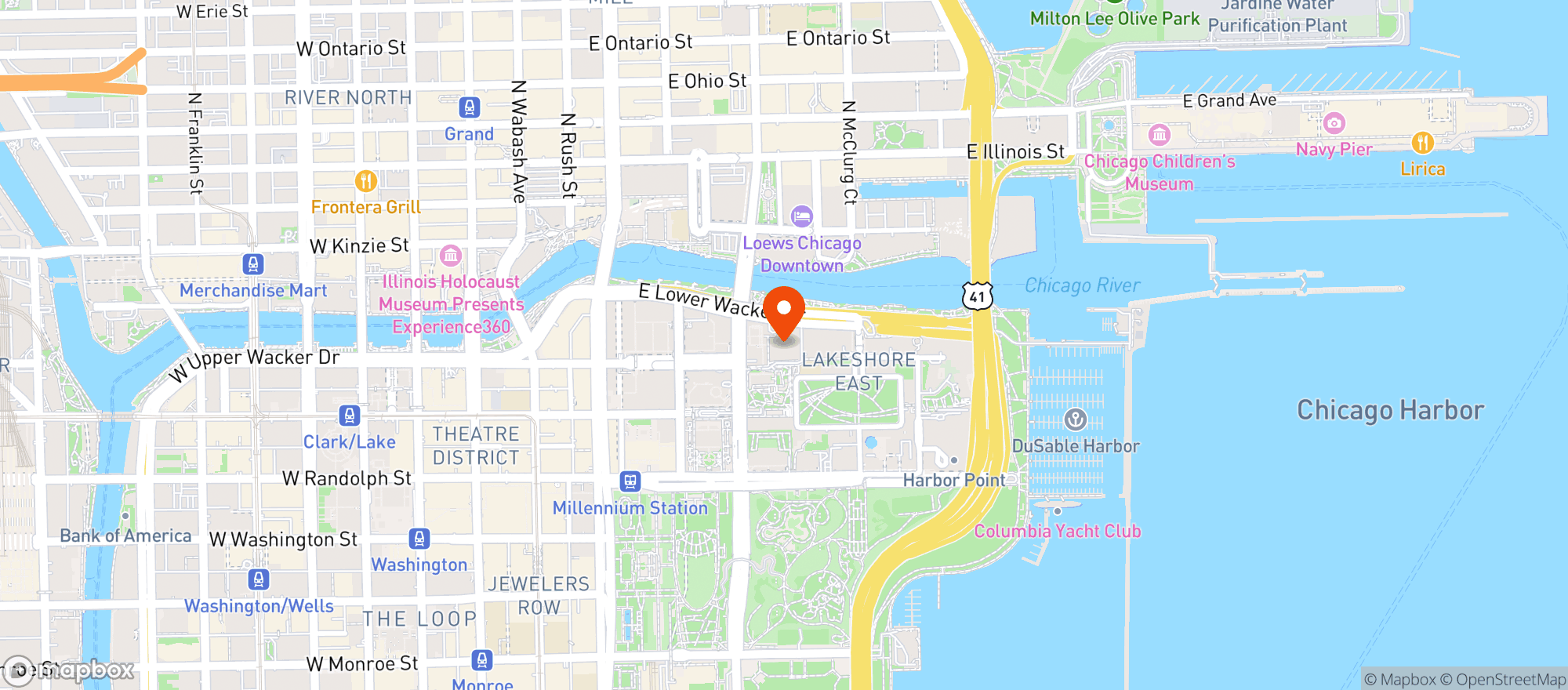 Map showing Swissotel