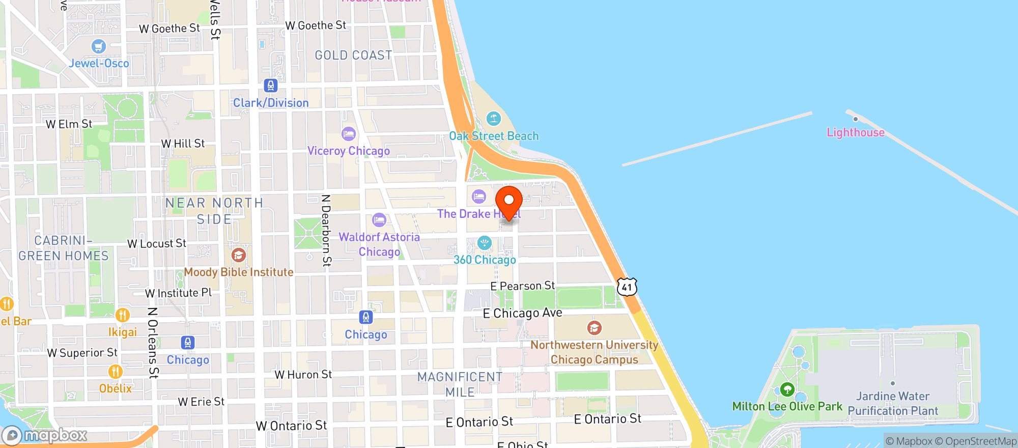 Map showing Chapel Street Restaurant & Cafe