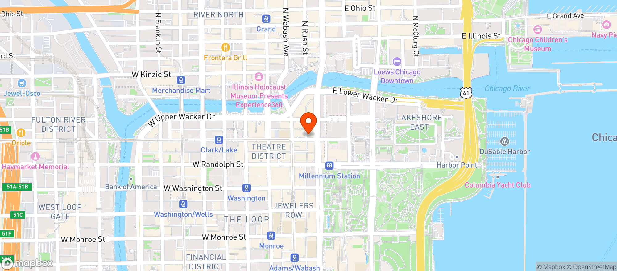Map showing 7 Eleven