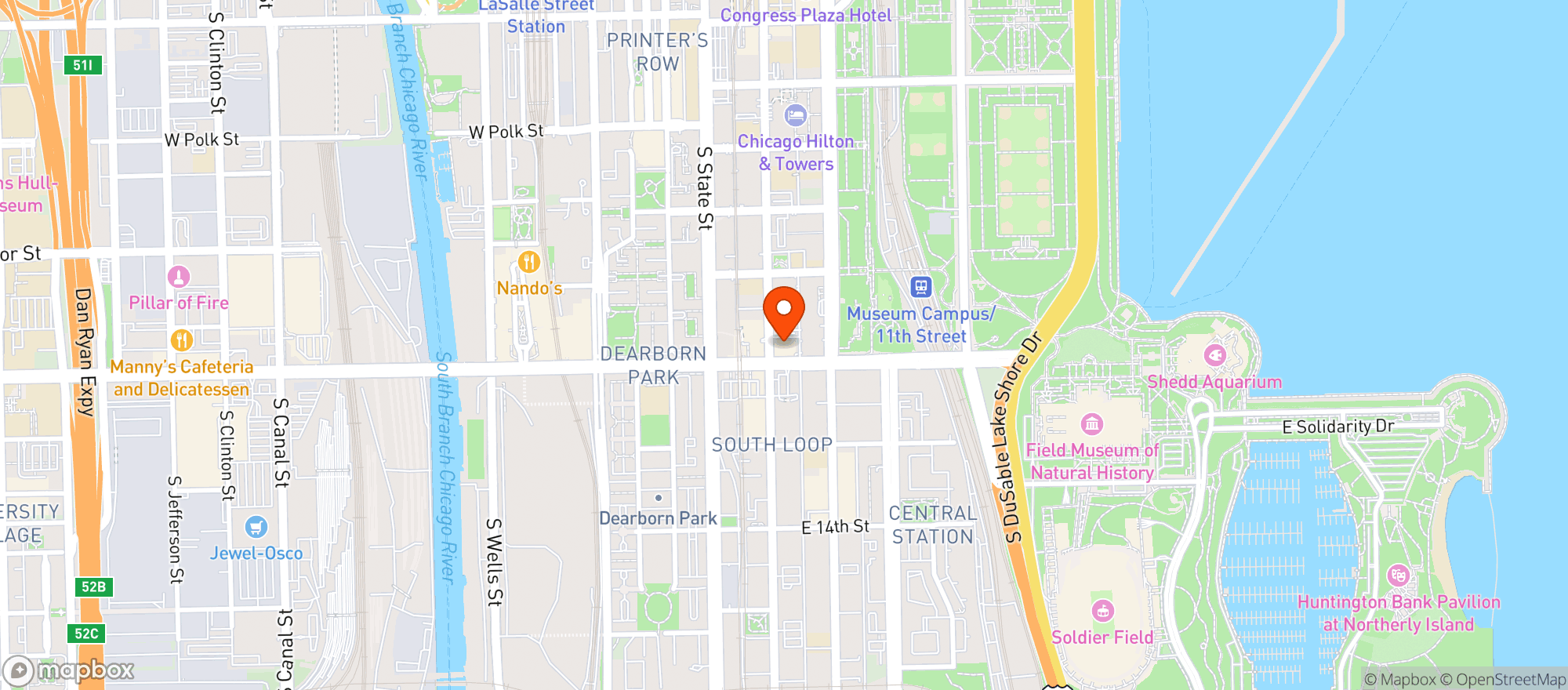 Map showing Trader Joe's
