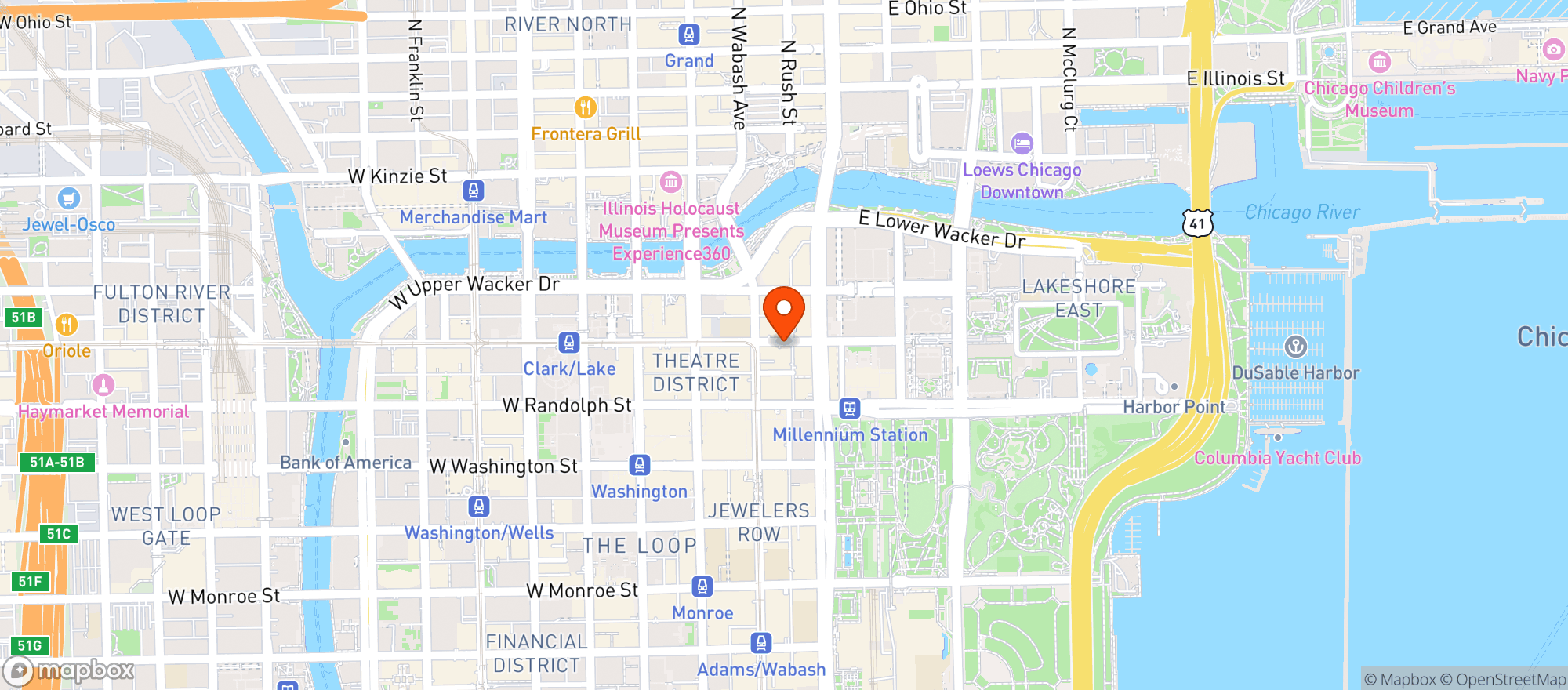 Map showing Broken English Taco Pub