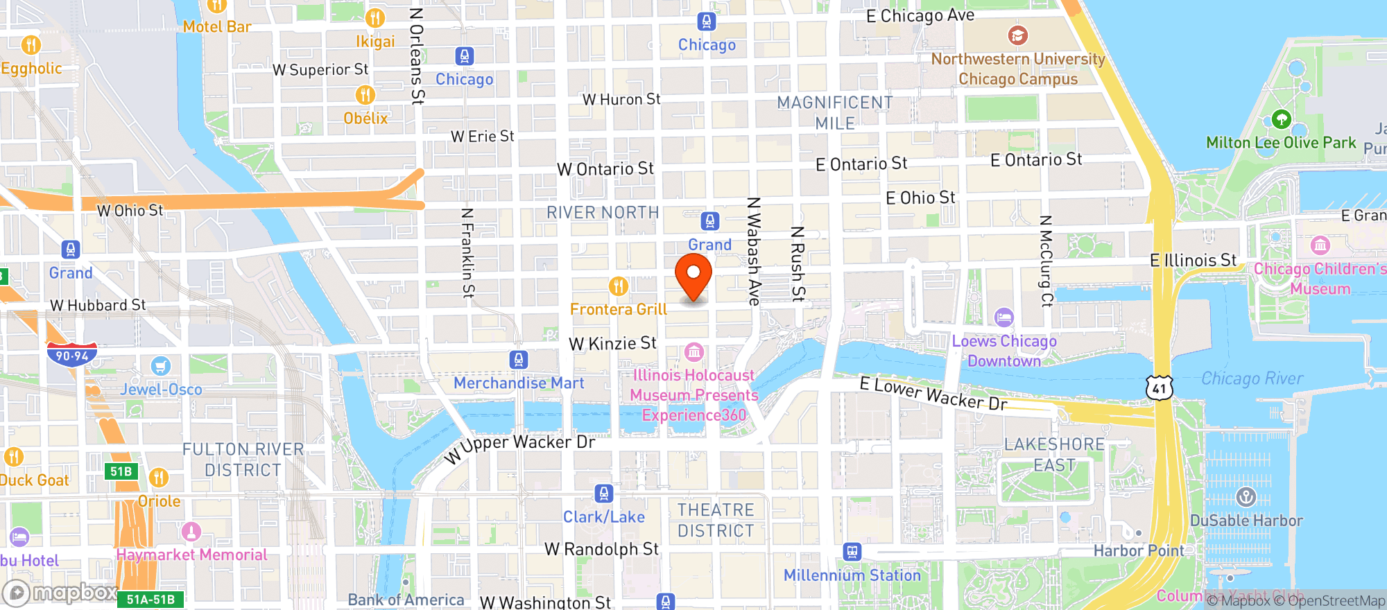 Map showing Barstool Sports