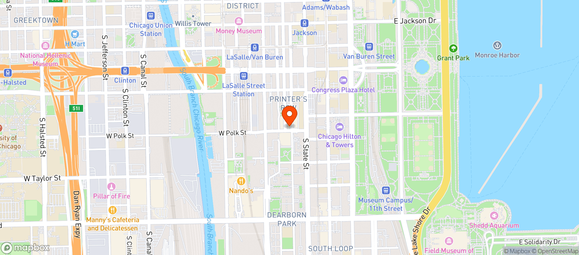 Map showing Totto's Market