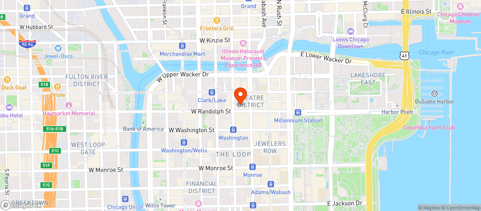 Map showing Cabaret Zazou