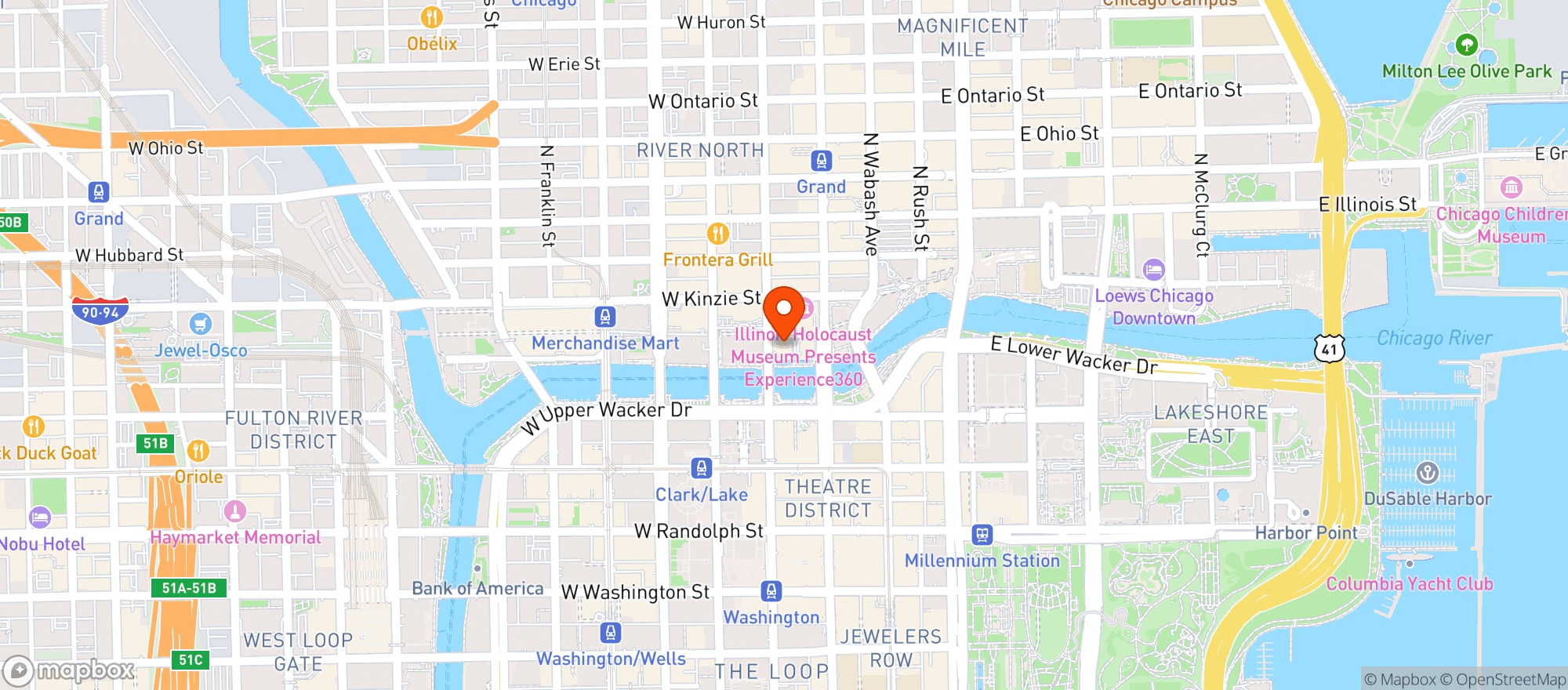 Map showing House Of Blues