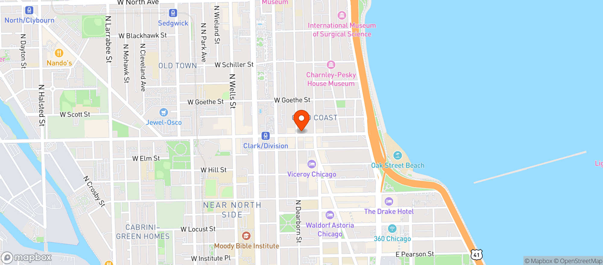 Map showing Butch Mcguire S