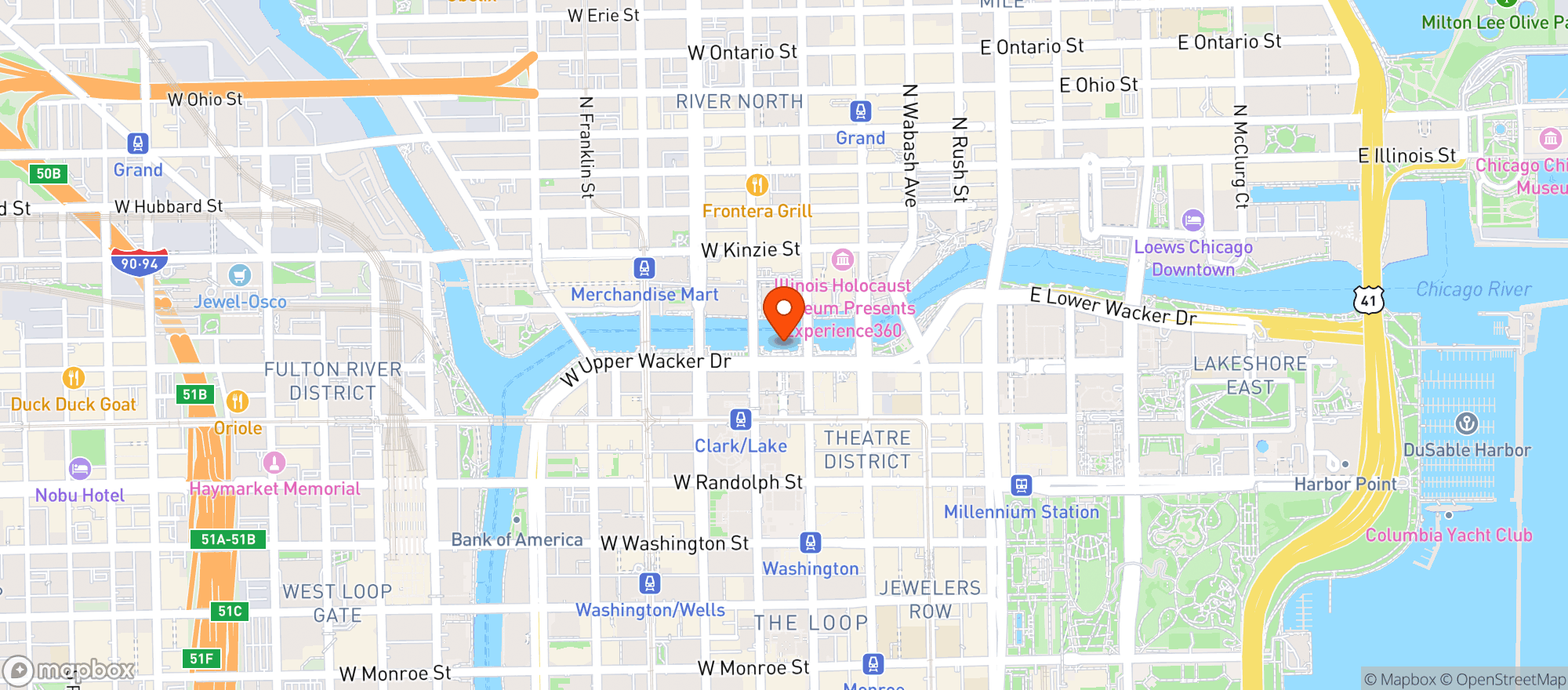 Map showing Tiny Tapp