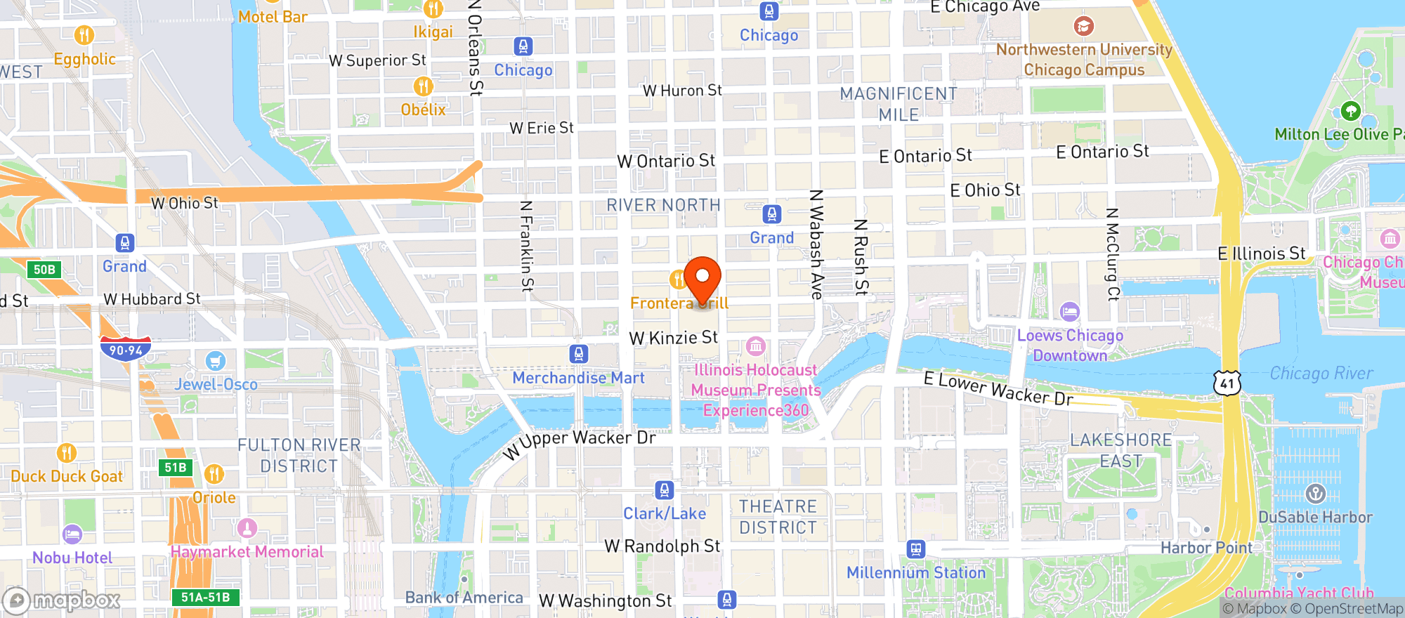 Map showing Il Porcellino/Studio Paris/Ramen-San
