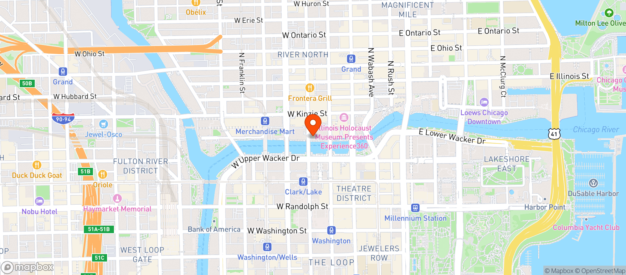 Map showing Rpm Seafood