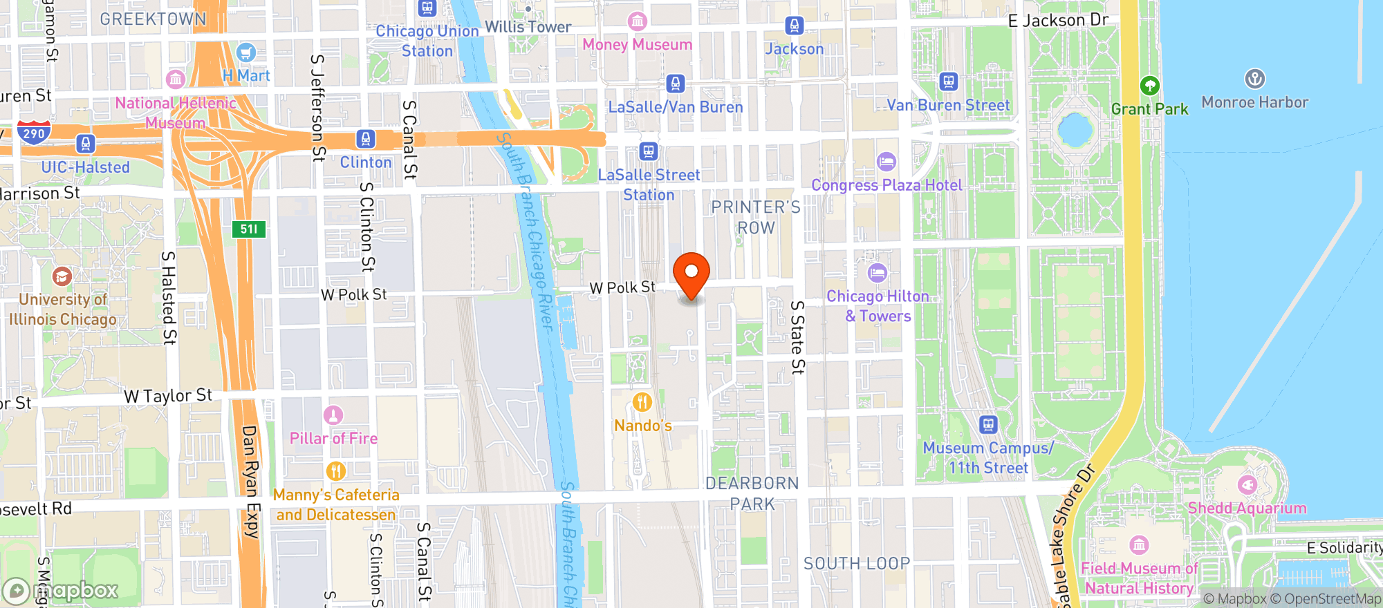 Map showing Sociale & Cafe Press