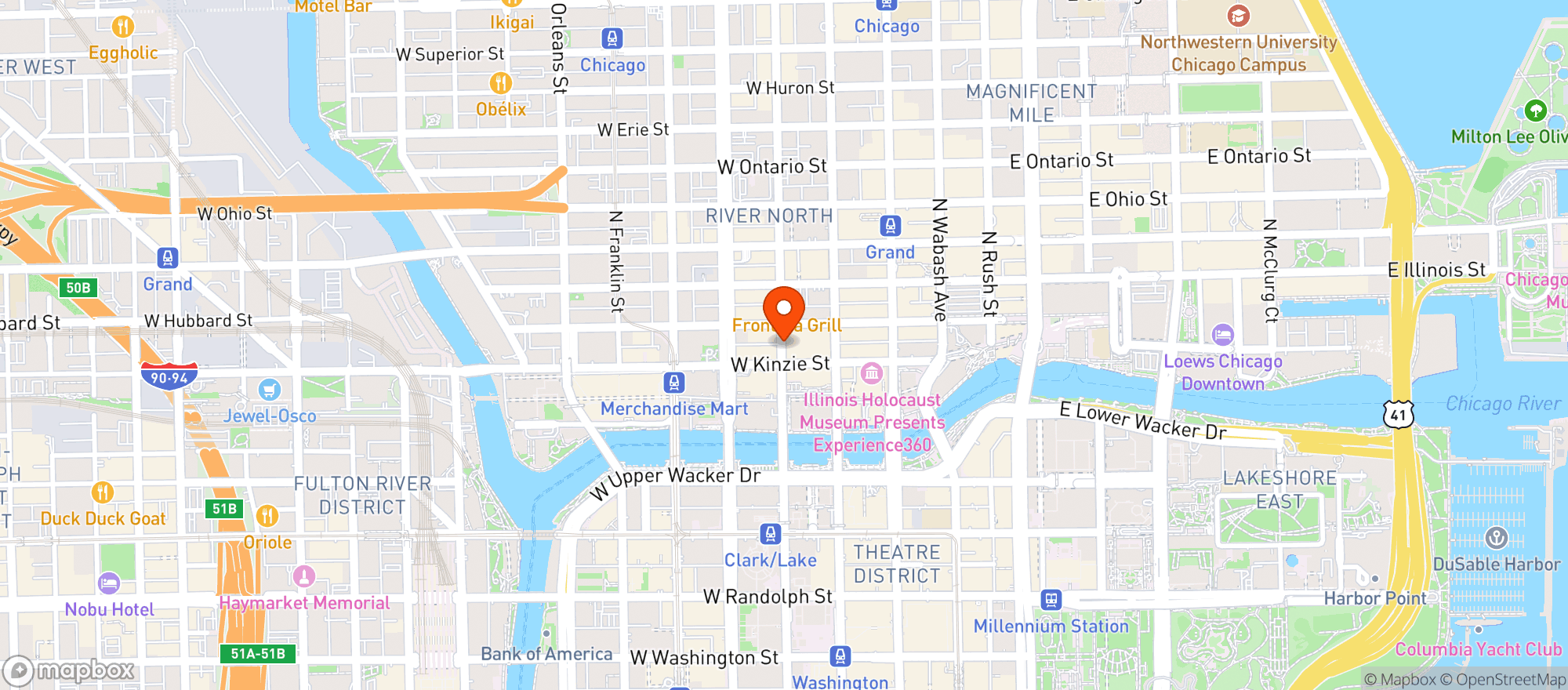 Map showing Bodega Taqueria Y Tequila