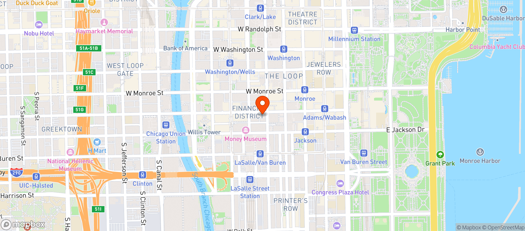 Map showing Elephant & Castle Pub And Restauran