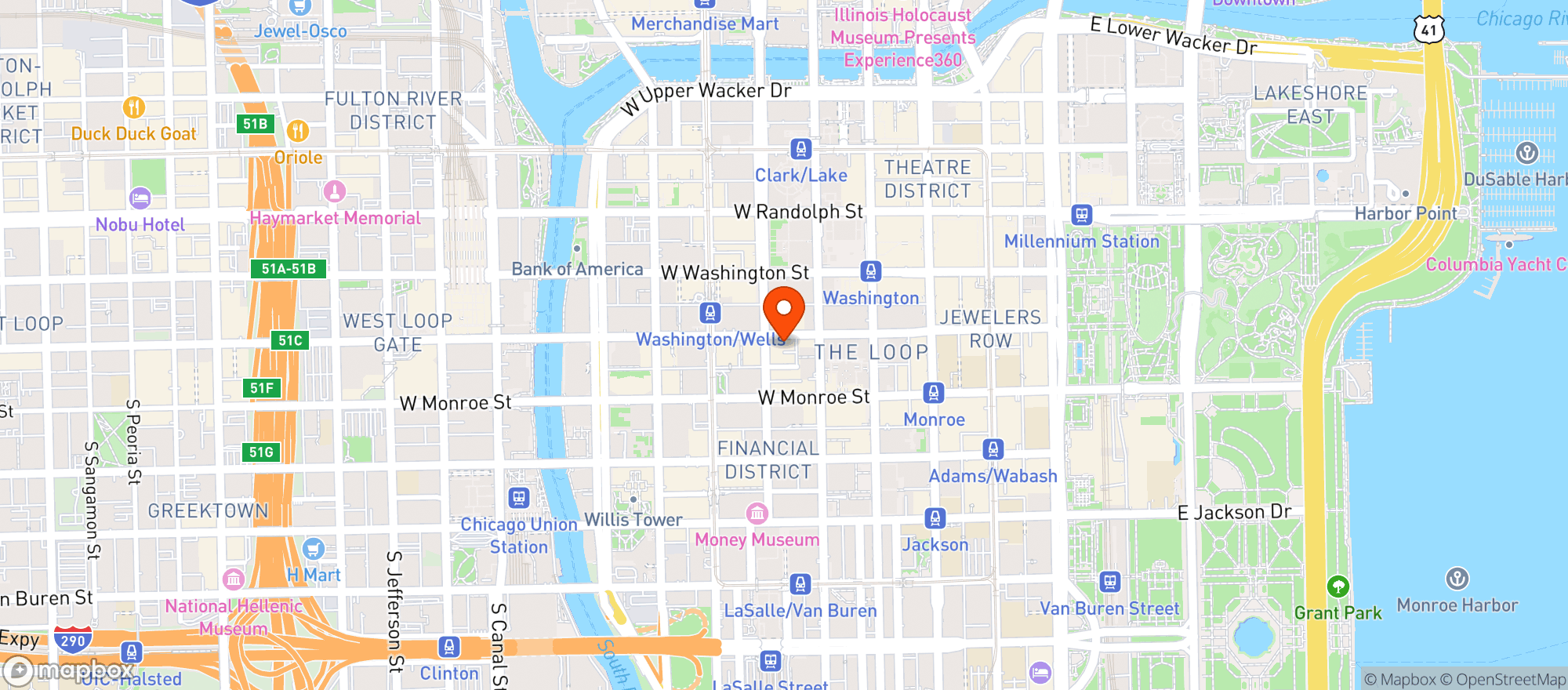 Map showing Roanoke