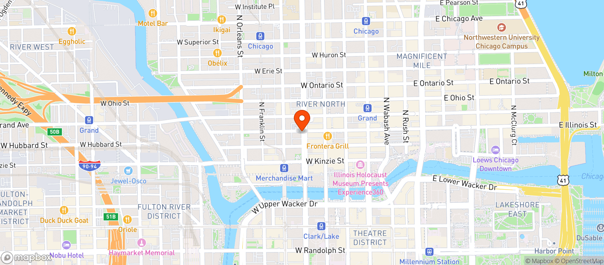 Map showing Electric Shuffle