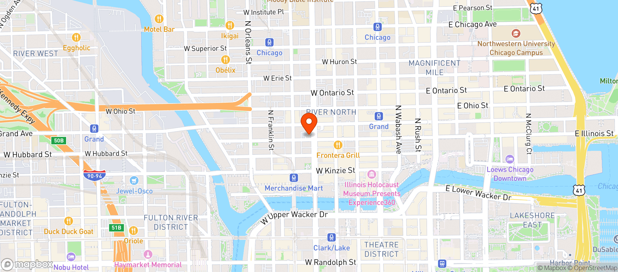 Map showing Hawksmoor
