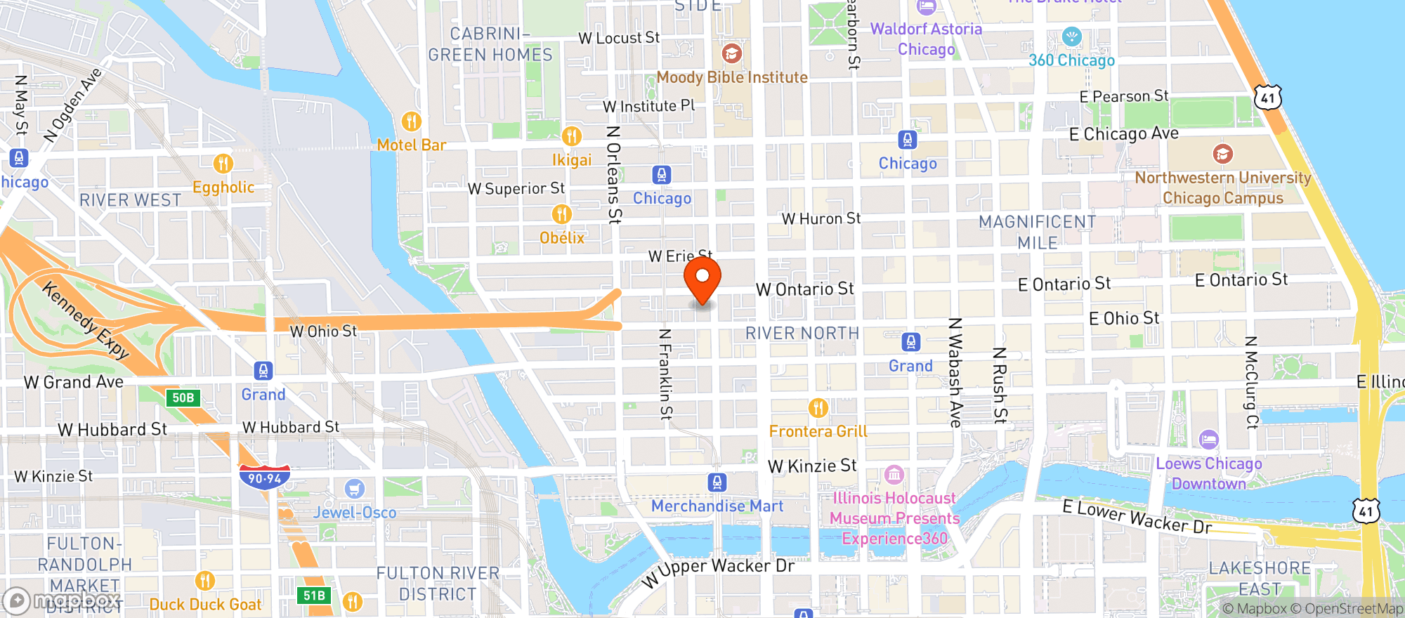 Map showing Green Rose River North
